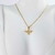 Colar Religioso Espírito Santo com Zircônias - Semijoia Banhada a Ouro 18K - 02302501 na internet