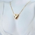 Colar Coração Designer – Semijoia Banhada a Ouro 18K - 001583 - comprar online