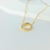 Imagem do Colar Gota com Zircônias - Semijoia Banhada a Ouro 18K - 001293