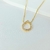 Colar Gota com Zircônias - Semijoia Banhada a Ouro 18K - 001293