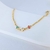 Pulseira Infantil Três Corações - Semijoia Banhada a Ouro 18K - 02461401 - loja online