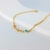 Pulseira Infantil Designer Cristal Colors - Semijoia Banhada a Ouro 18K - 02451501 - loja online