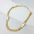 Pulseira Fita Laminada – Semijoia Banhada a Ouro 18K - 001501 - La Roma Presentes