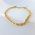 Pulseira Cordão Baiano – Semijoia Banhada a Ouro 18K - 001570 - La Roma Presentes
