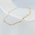 Tornozeleira Coração Chapadinho - Semijoia Banhada a Ouro 18K - 001572 - comprar online