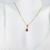 Imagem do Colar Designer Gota Cristal – Semijoia Banhada a Ouro 18K - 25891001