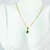 Colar Designer Gota Cristal – Semijoia Banhada a Ouro 18K - 25891001