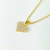 Colar Coração Designer Cristal – Semijoia Banhada a Ouro 18K - 02302301 - comprar online