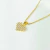 Colar Coração Designer Cristal – Semijoia Banhada a Ouro 18K - 02302301 - La Roma Presentes