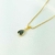Colar Designer Gota Cristal – Semijoia Banhada a Ouro 18K - 25891001 - La Roma Presentes