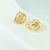 Brinco Designer Círculo Orgânico – Semijoia Banhada a Ouro 18K - 001739 na internet
