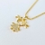 Colar Filhos com Zircônias – Semijoia Banhada a Ouro 18K - 001766 na internet