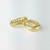 Brinco Argola Trabalhada – Semijoia Banhada a Ouro 18K - 001809