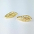 Brinco Argola Espiga – Semijoia Banhada a Ouro 18K - 001810 - comprar online
