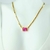 Imagem do Choker Canutilhos Retangular – Semijoia Banhada a Ouro 18K - 001620