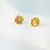 Brinco Flor Ponto de Luz – Semijoia Banhada a Ouro 18K - 001746
