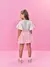 CONJ BLUSA E SAIA NATURAL/ROSA PLIE - Cinti na internet