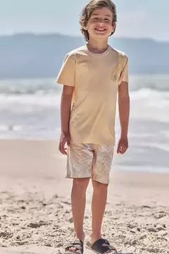 CAMISETA E BERMUDA LARANJA LARANJINHA - Luc.boo - comprar online