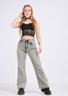 wide leg gris nevado