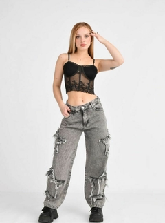 baggy estrellas gris