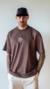 CAMISETA HEAVY OVERSIZED - MARROM