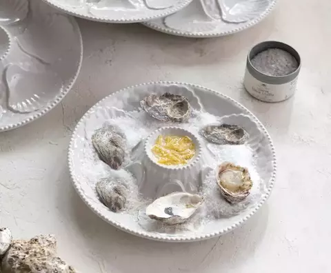 Plato para servir ostras