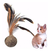 Juguete Gatos Pelota Con Hierba Gatera Pluma Interactivo
