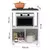 Balcão cooktop PARMA - SB Moveis