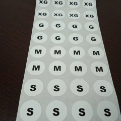 Imagen de Etiqueta Circular Pequeña Term Dir 16x16mm Rollo 10,000 Pz