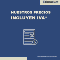 Etiqueta Termica Azul 75x51 Mm (3x2 ) Rollo 1,400 Pzs. - tienda en línea