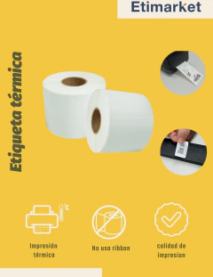 Etiqueta Termica Azul 75x51 Mm (3x2 ) Rollo 1,400 Pzs. - comprar en línea