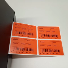 Imagen de Etiqueta Naranja Transfer 50x80mm 2 Al Paso C/3 Rollo 3000
