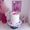 PASTEL CON FLOR