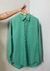 Camisa verde bandeira side walk