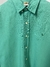 Camisa verde bandeira side walk - Única Brechó