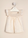 Blusa de broderie crudo #1566