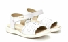 Sandalia de cuero blanca #18350