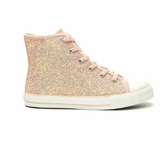 Imagen de Zapatilla botita glitter rosa #19367