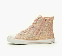 Zapatilla botita glitter rosa #19367 en internet