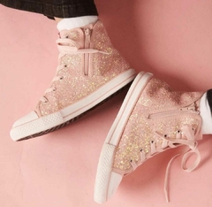 Zapatilla botita glitter rosa #19367 - El Principito Bahía