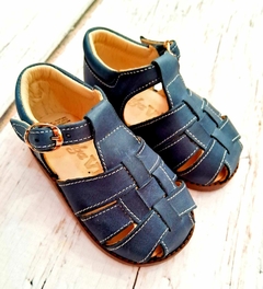 Franciscana cuero azul #18033 - comprar online