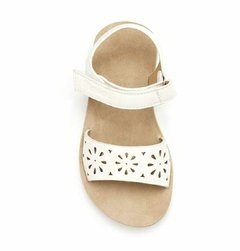 Sandalia calada blanca #18003 en internet