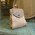Mochila Elik - Nude con charol - comprar online