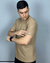 Camiseta Cotton Básica Lisa Bege - comprar online