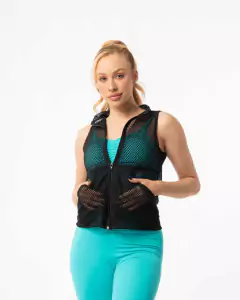 Colete em tela com bolso - Vibes Moda Fitness