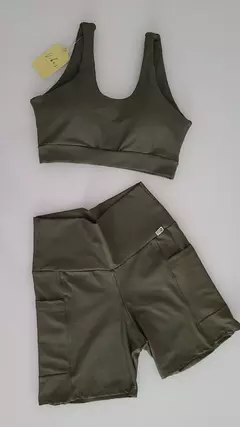 Conjunto Short com Bolso - Vibes Moda Fitness
