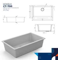 Cuba Banheiro Akkor CT-700