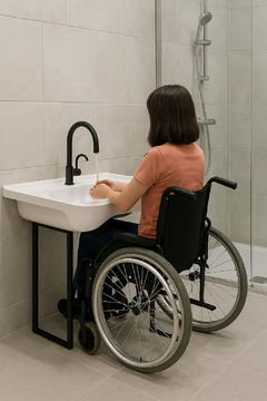 Cuba Mobi Sink de Banheiro em SSM Akkor Branca 75 x 52 - loja online