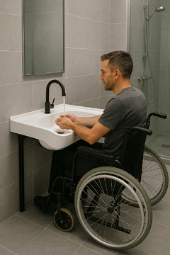 Cuba Mobi Sink de Banheiro em SSM Akkor Branca 75 x 52 - comprar online