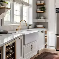 Cuba Cozinha Farm Sink 60cm Estilo Fazenda Branco Akkor